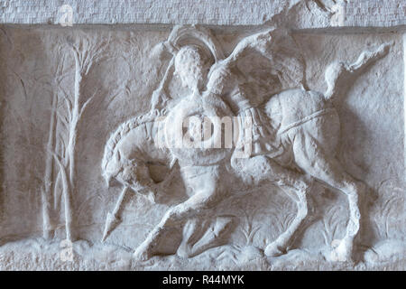 Antico bassorilievo romano, Museo Capitolino, Musei Capitolini di Roma. Italia Foto Stock