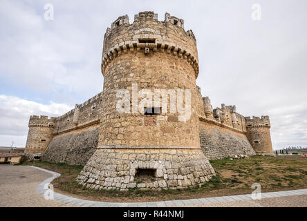 Grajal de Campos , Castello Leon Foto Stock