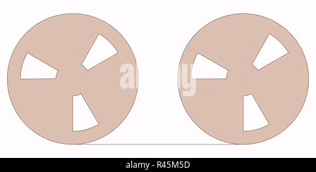 Bobina di nastro Foto Stock