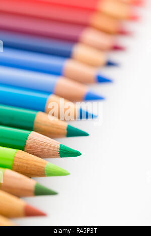 Gruppo di matita colorata Foto Stock