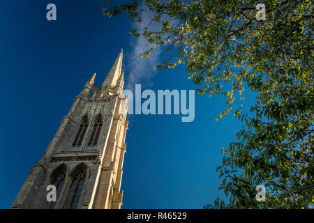 Louth, Lincolnshire, Regno Unito, ottobre 2018, St James Church Foto Stock