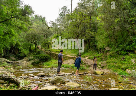 Bhalu Gaad escursione a cascata Foto Stock