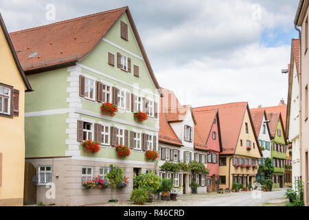 Il centro storico di Dikelsbuehl Foto Stock