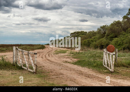 Benvenuti al campo Foto Stock