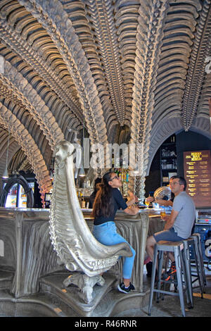 Museo HR Giger in Gruyeres Foto Stock