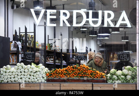 Verdura frutta e verdura Boutique in Bologna Foto Stock