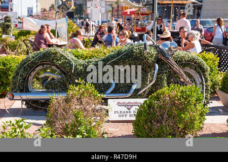 LAS VEGAS - 14 maggio Harley Davidson cafe il 14 maggio 2008 a Las Vegas. Oltre 15 motociclette personalizzate sono sul display per tutto il Cafe, comprese le moto da Billy Joel, Elvis e Ann-Margaret. Foto Stock