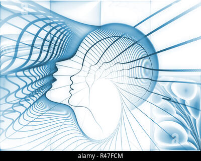 Anima accidentali geometria Foto Stock