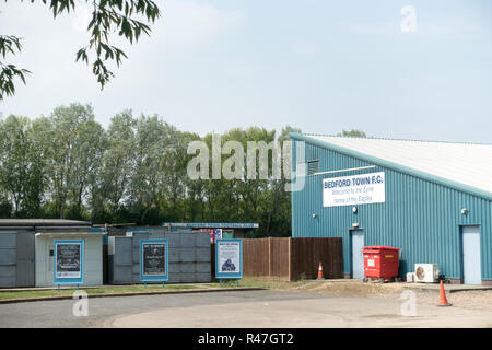 Bedford Town Football Club, il nido d'aquila, Cardington, Bedfordshire, Regno Unito Foto Stock