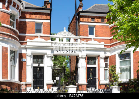 West Hampstead Studios, Sherriff Road, West Hampstead, London Borough of Camden, Greater London, England, Regno Unito Foto Stock