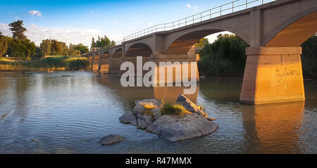 Il grande fiume Orange in NC, Sud Africa Foto Stock