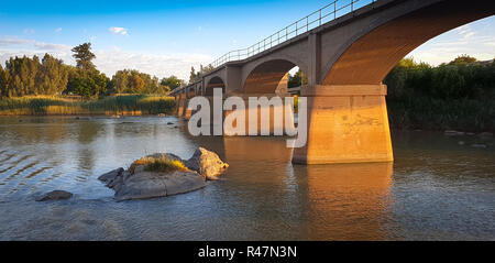 Il grande fiume Orange in NC, Sud Africa Foto Stock