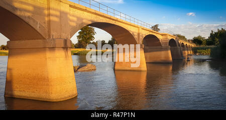 Il grande fiume Orange in NC, Sud Africa Foto Stock