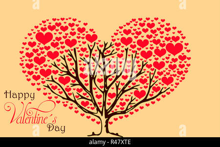 Albero di amore Foto Stock