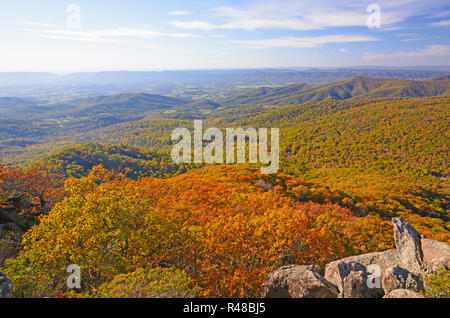 Appalachian Panorama in autunno Foto Stock
