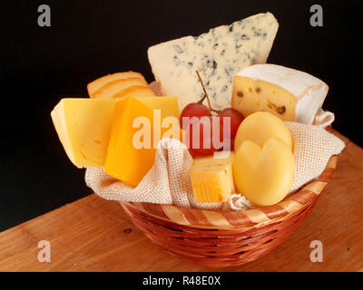 Il formaggio ancora vita,formaggio ancora vita,formaggio ancora vita,formaggio still life Foto Stock