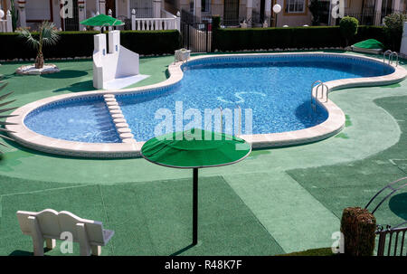 Piscina in Spagna Foto Stock