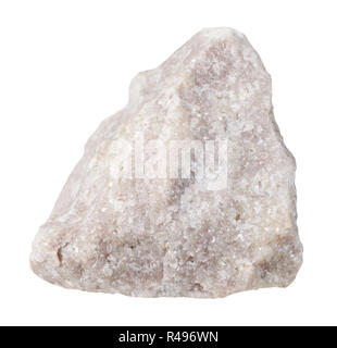 Campione di dolomite pietra minerale isolato Foto Stock