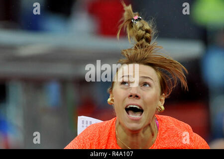 Ostrava, Repubblica Ceca. 26 Maggio, 2015. Mariya Abakumova della Russia compete nel womens giavellotto al Golden Spike (Zlata Tretra) meeting di atletica IAAF a Ostrava, Repubblica ceca, 26 maggio 2015 Credit: Slavek Ruta/ZUMA filo/Alamy Live News Foto Stock