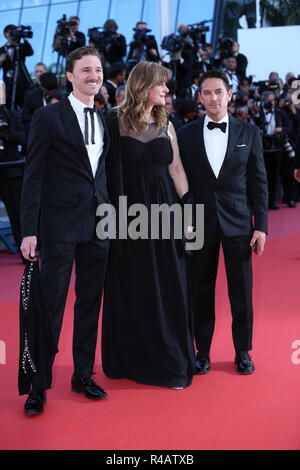 CANNES, Francia - 19 Maggio 2018: Nastassja Kinski passeggiate il tappeto rosso al "l'uomo che ha ucciso Don Chisciotte' a screening settantunesima edizione del Festival de Cannes Foto Stock