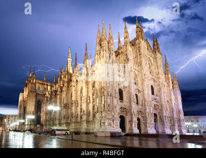 Il duomo di Milano Duomo - Italia Foto Stock