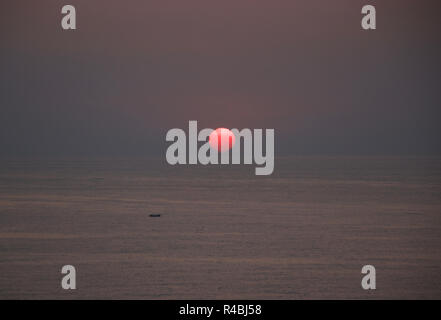 Tramonto a Beirut, Libano Foto Stock