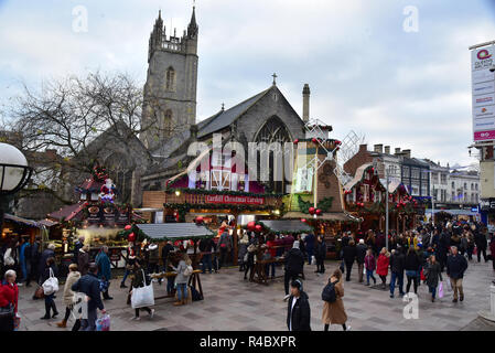 La House of Fraser department store a Cardiff, nel Galles del Sud, Regno Unito. Il negozio è di rimanere aperto dopo le catene recente acquisizione Foto Stock