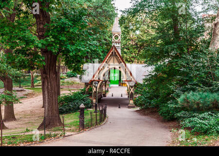 Il Caseificio Visitor Center e negozio di articoli da regalo,Central park , New York City, Stati Uniti d'America Foto Stock