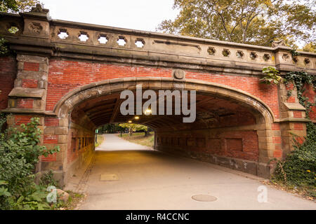 Driprock Arch, Central Park di New York City, Stati Uniti d'America. Foto Stock