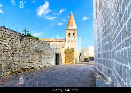 La chiesa di Nostra Signora della Salute, Krk, Croazia Foto Stock