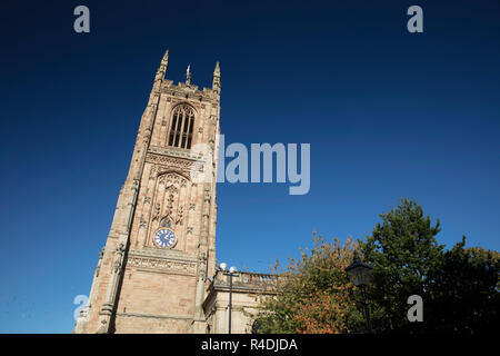 Derby, Derbyshire, Regno Unito: Ottobre 2018: Derby Cattedrale di tutti i Santi Foto Stock