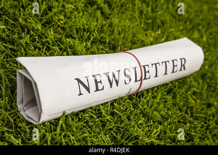 Newsletter Foto Stock