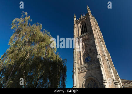 Derby, Derbyshire, Regno Unito: Ottobre 2018: Derby Cattedrale di tutti i Santi Foto Stock