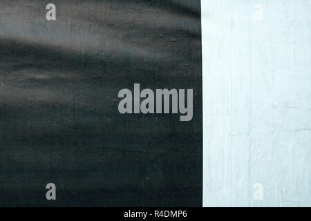 La texture del bianco e nero carta da poster come sfondo Foto Stock