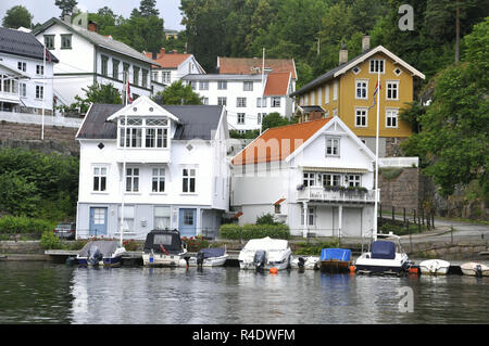 Tvedestrand nella Norvegia meridionale Foto Stock