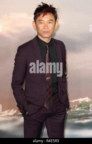 Londra, Regno Unito. 26 Nov 2018. James Wan assiste AQUAMAN - Premiere mondiale. Londra, Regno Unito. 26/11/2018 | Utilizzo di credito in tutto il mondo: dpa picture alliance/Alamy Live News Foto Stock