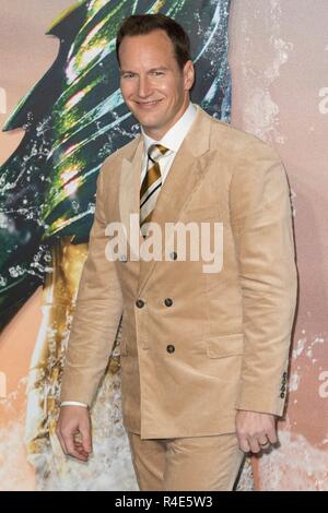 Londra, Regno Unito. 26 Nov 2018. Patrick Wilson assiste AQUAMAN - Premiere mondiale. Londra, Regno Unito. 26/11/2018 | Utilizzo di credito in tutto il mondo: dpa picture alliance/Alamy Live News Foto Stock