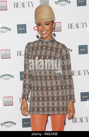 Londra, Regno Unito. 26 Nov 2018. Melody Thornton, la bellezza Awards 2018, Park Plaza Westminster Bridge, Londra, Regno Unito, 26 novembre 2018, Foto di foto di credito: ricca di oro/Alamy Live News Foto Stock