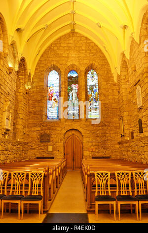 Dornoch Cathedral, all'interno, Dornoch, Scotland, Regno Unito Foto Stock