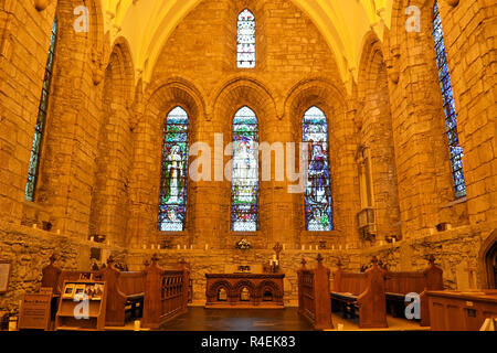 Dornoch Cathedral, all'interno, Dornoch, Scotland, Regno Unito Foto Stock