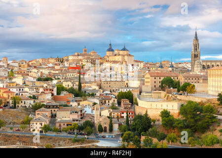 Cattedrale di Toledo, Castilla La Mancha, in Spagna Foto Stock