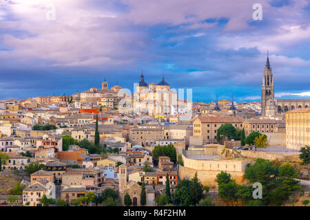 Cattedrale di Toledo, Castilla La Mancha, in Spagna Foto Stock