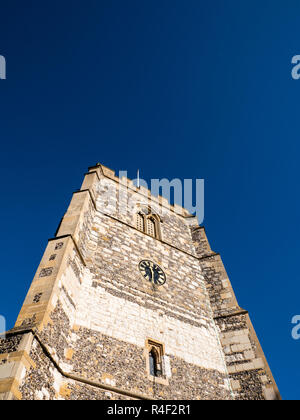 La Chiesa di San Michele torre, la chiesa di San Michele, Bray, Maidenhead, Berkshire, Inghilterra, Regno Unito, GB. Foto Stock