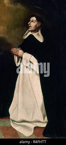 Scuola di lingua spagnola. Saint Thomas d Aquin (1225-1274). Santo Tomas de Aquino. Madrid, collezione privata. Autore: ZURBARAN, Francisco de. Posizione: Collezione privata. MADRID. Spagna. Foto Stock