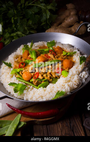 Fricassea di vitello con riso Foto Stock