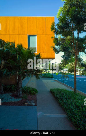 Bel colore arancione ospedale in Australia Foto Stock