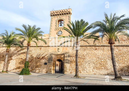 Castello di Santa Pola Spagna nella Città Vecchia Costa Blanca Foto Stock