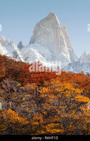 Autunno in Fitz Roy Moutain, Patagonia, El Chalten - Argentina Foto Stock