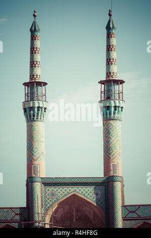 YAZD, IRAN - 07 ottobre 2016: Amir Chakhmaq complesso in Yazd, Iran Foto Stock