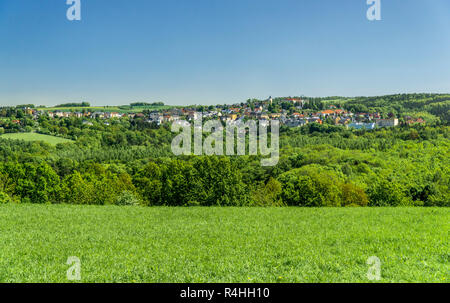 Città provinciale di Rabenau nel Osterzgebirge, Kleinstadt Rabenau im Osterzgebirge Foto Stock